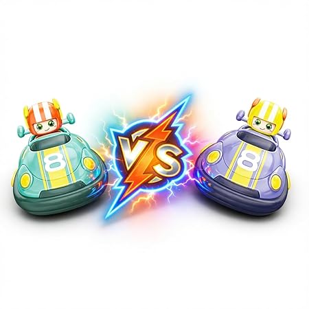 2.4G Remote Control Football Match Bumper Car Set (2 Players)