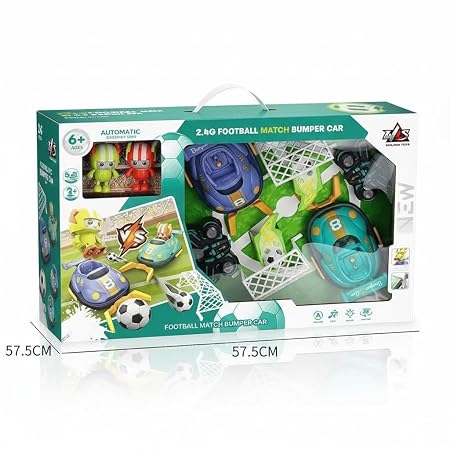 2.4G Remote Control Football Match Bumper Car Set (2 Players)