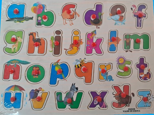 ABCD Blocks – Lowercase Plastic Alphabet Puzzle