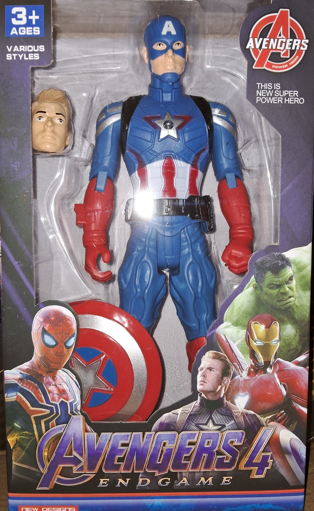 🛡️ Marvel Avengers Captain America Action Figure Toy