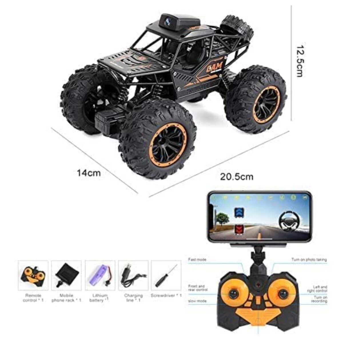 Big Foot Monster Climbing Car