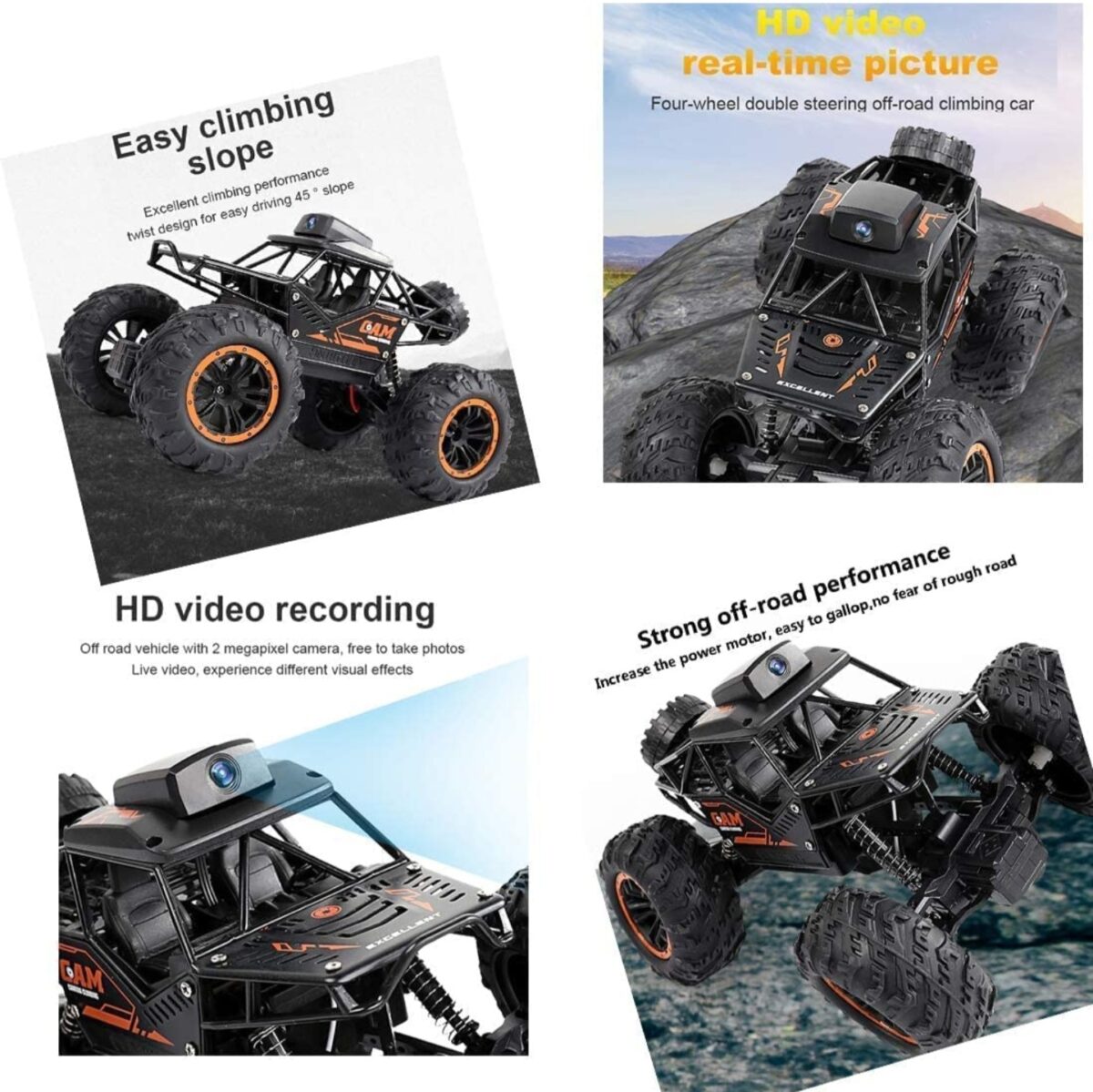 Big Foot Monster Climbing Car