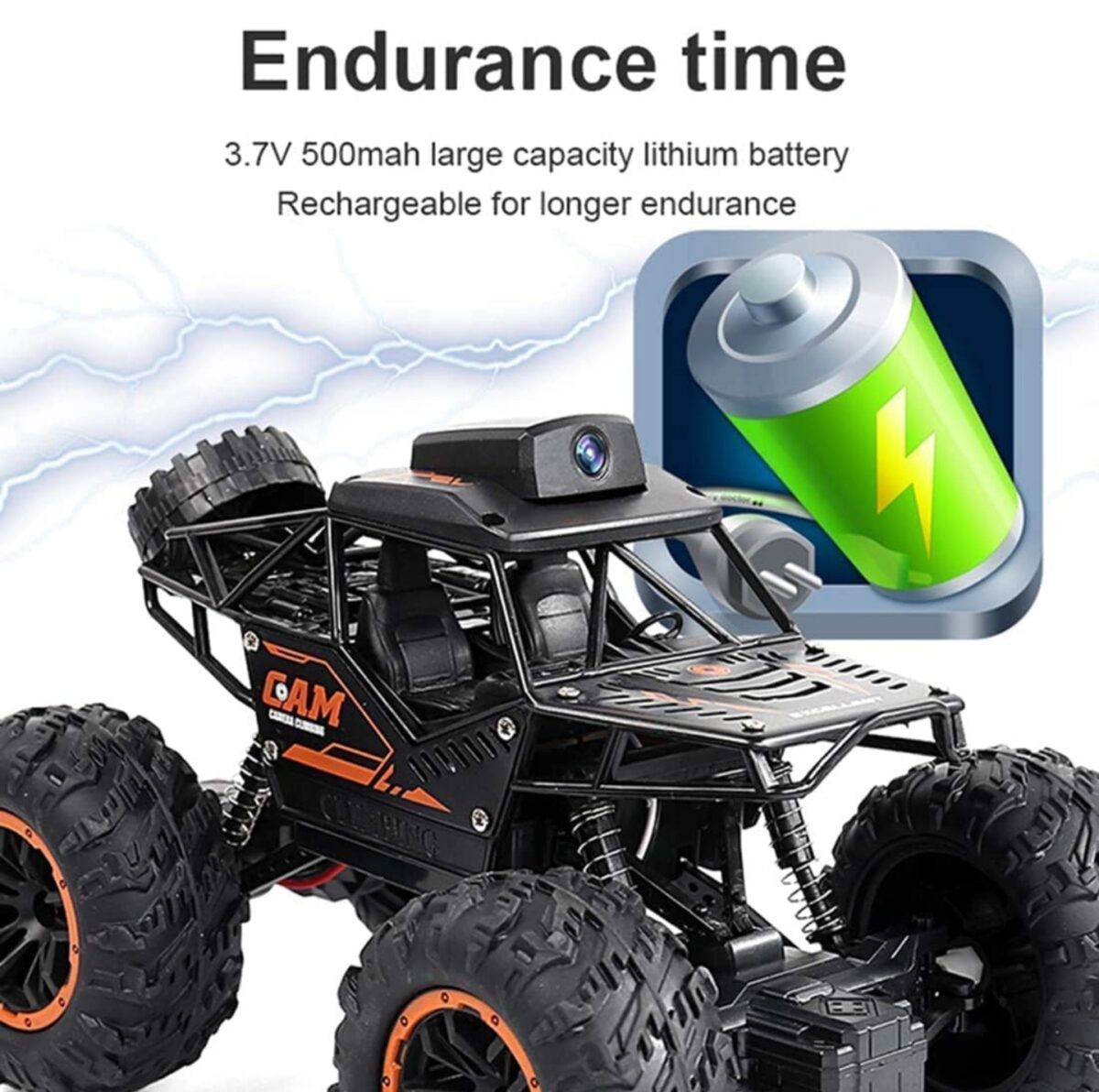 Big Foot Monster Climbing Car