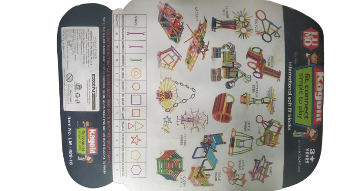 Creative Geometry Builders Kit : STEM Logic & Motor Skill Toy