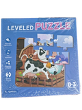🧩 Leveled Jigsaw Puzzle Set - Farm Animal