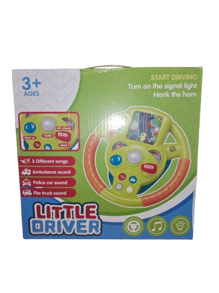 Little Driver Interactive Toy Steering Wheel & Dashboard