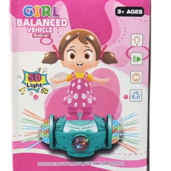 Musical 5D Light Girl Balanced Vehicle Toy..!