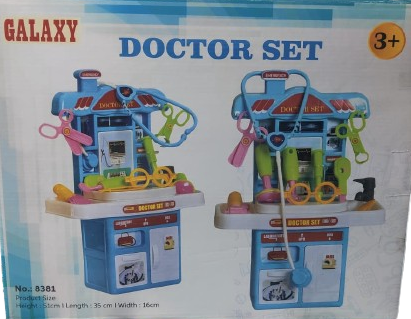 🩺 Galaxy Doctor Play Set Table Stand with Medical Accessories