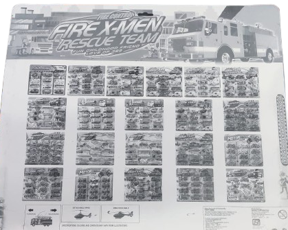 Fire X-Men Rescue Team Die-Cast Vehicle Playset
